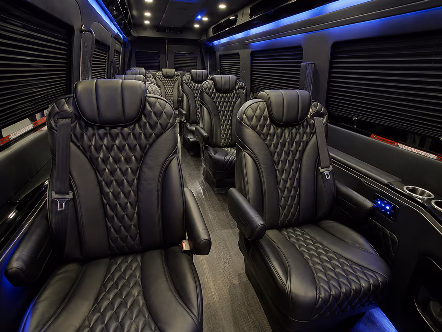 peoria sporting event transportation onboard seating